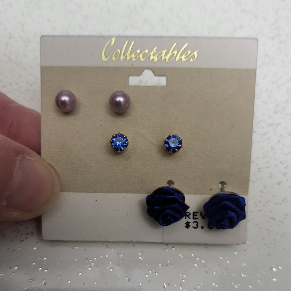 Vintage Revco Collectables Earring Trio - NEW